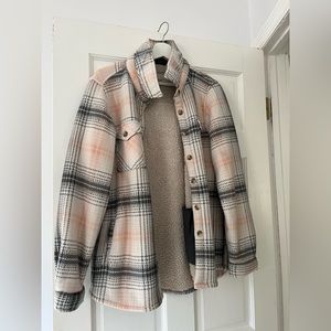 Pink plaid jacket